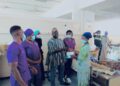 Mohammed Ali receives a GHC5,000 cheque support from Wipe Away Foundation at Tamale Teaching Hospital (TTH).