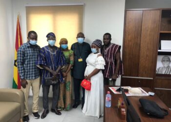 THE EXECUTIVES OF NAGS-UEW PAID A COURTESY CALL ON MEMBERS OF PARLIAMENT FROM SAVANNAH REGION IN PARLIAMENT