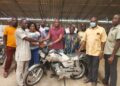 West Gonja municipality:Hon. Saeed Muhazu hands over 18 motorbikes to Assembly Members