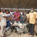West Gonja municipality:Hon. Saeed Muhazu hands over 18 motorbikes to Assembly Members