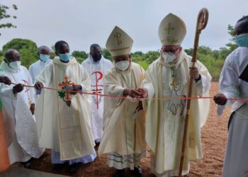 The Vatican Ambassador to Ghana opens a new Chapel at Daboya