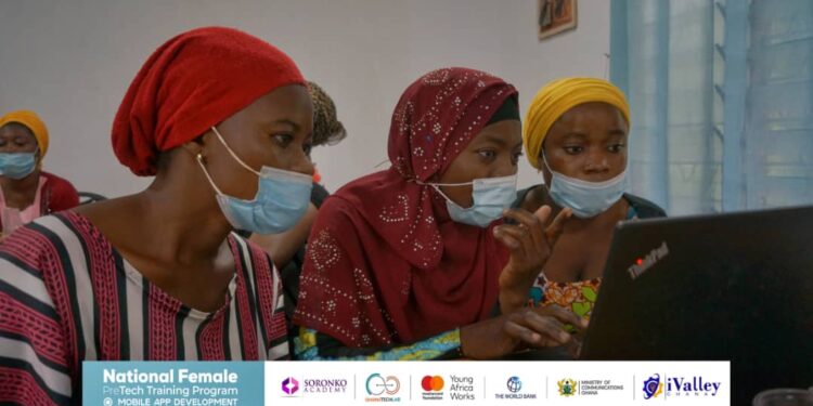 iValley Trains 20 Ladies in The Savannah Region in Mobile App Development