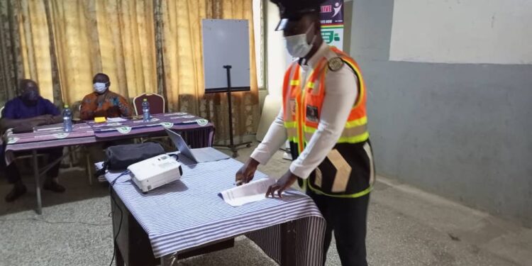 Damongo:National Road Safety Authority holds first stakeholders meeting  in Damongo.