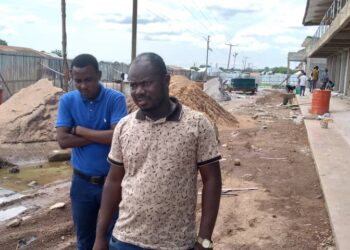NPP National Deputy Communications Director Tours Salaga to Inspect Works on Major Projects.