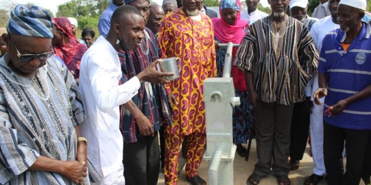 Assemblyman hands over borehole facility to community on behalf of NGANE