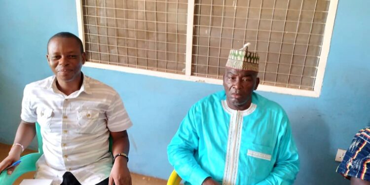 MCE Nominee for East Gonja Municipal meets with Constituency Executive Committee.