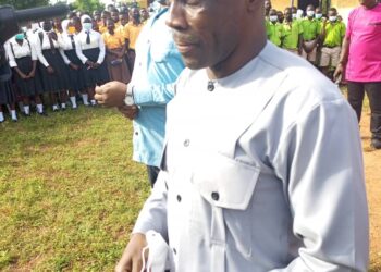 West Gonja MCE Musah Kusubari inspects and wish BECE candidates well