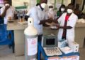 NGO, AEDIRG-GH supports Larabanga health center with health equipment