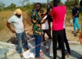 Hon. Abu Jinapor repairs faulty Boreholes in Damongo Constituency