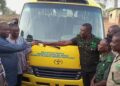 Hon. Abu Jinapor fulfills promise with a 32 seater bus to mole national park