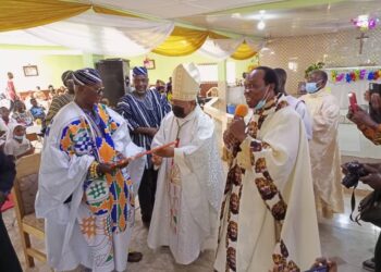 Buipewura Jinapor II lauds Catholic church for human and institutional development.