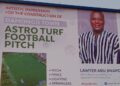 Abu Jinapor inspects Damongo astro turf and other projects under construction