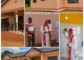 Most Rev. Peter Paul Angkyier blesses Newly built priests home at Damongo