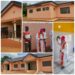 Most Rev. Peter Paul Angkyier blesses Newly built priests home at Damongo
