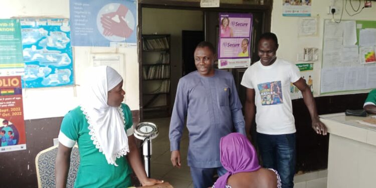 West Gonja MCE visits health facilities to assess ongoing polio vaccination exercise