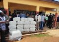 Savannah Regional health Directorate Presents 800 pieces of Long Lasting Insecticide treated Nets to Security Services at Damongo