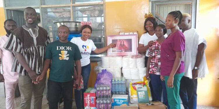 Damongo: Naada Jinapor Foundation donates items to St. Anne’s catholic hospital paediatric ward to mark founders birthday
