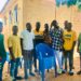DAMONGO NPP YOUTH ORGANIZER DONATES PLASTIC CHAIRS TO 7-7 JUNCTION YOUTH GROUP