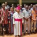 Most Rev. Peter Paul Angkyier inaugurates Damongo Diocesan health service Board at Damongo.