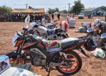 Alhaji Adam Gariba wins overall best farmer for West Gonja municipality.