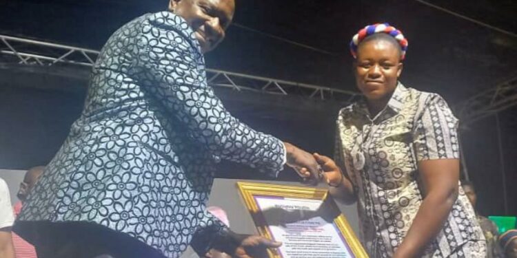 Busunu Youth honours Prof. Kalamonia with a Citation at Busunu.
