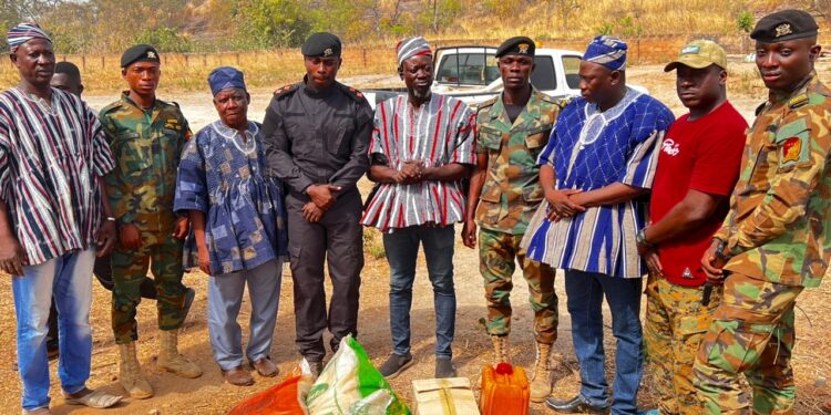 Buipewura Jinapor II supports 155 Armoured Regiment in Damongo