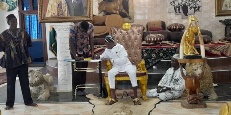 Buipewura Jinapor II annulls the appointment of Ibrahim Musah Bure as Fulani youth chief.