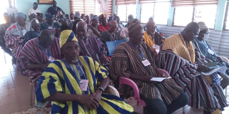 Gonja Traditional council holds meeting with Chiefs and executives of Gonjaland Youth Association at Damongo