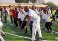 Savannah Region NPP Youth Wing Embarks On a Fitness Walk at Damongo