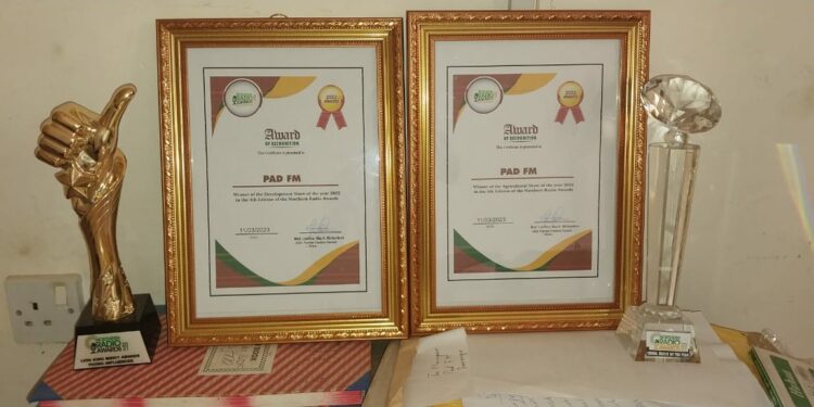 PAD FM Wins Best Community Radio station Award at just ended Northen Radio Awards