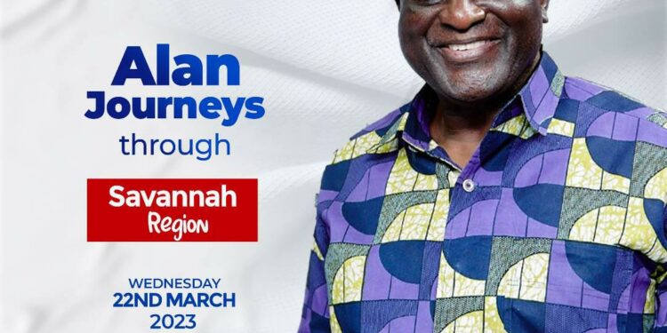 Alan Kyerematen ends tour of savannah region with a call for new leadership.