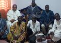 Bishop of Damongo Diocese pays courtesy call on King of Gonjaland at Damongo.