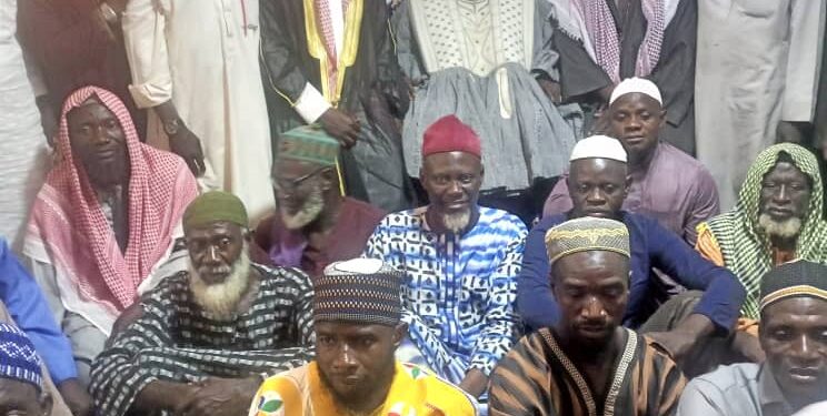 Lead Islamic clerics in Savannah Region Pays courtesy call on Yagbonwura Bii – kunuto Jewu Soale(I).