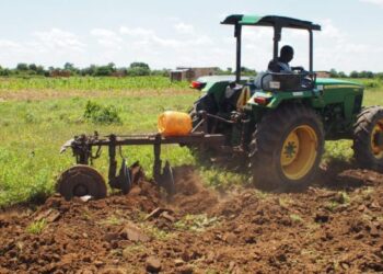 MP for Damongo deploys five tractors to commence ploughing for farmers in the Damongo constituency.