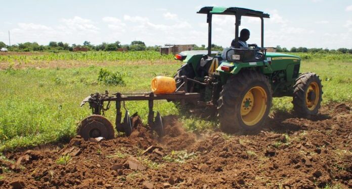 MP for Damongo deploys five tractors to commence ploughing for farmers in the Damongo constituency.
