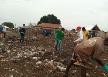 Hon. AB Fun Club leads clean up campaign in Canteen Electoral Area