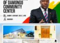 Abu Jinapor commissions community center for Damongo, urged constituents to give him a resounding victory come 2024.