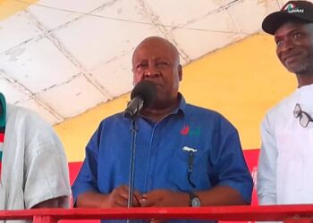 Mahama Urges Unity in Damongo as party goes to polls to elect presidential and parliamentary candidates.