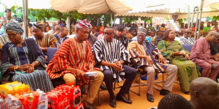 Speaker of Parliament, Alban Bagbin pays courtesy call on Yagbonwura Bii-Kunuto at Damongo.