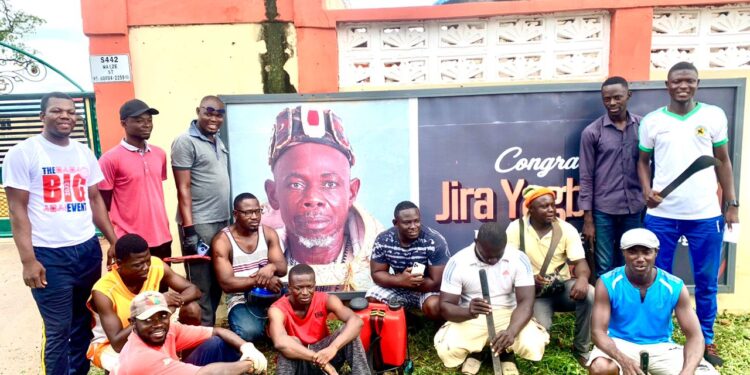 Yagbonwura Bii-Kunuto Jewu Soale I Commends BASE ONE youth group for a good job done.