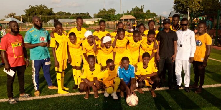 Canteen Assemblyman Sponsors Female soccer friendly Match.