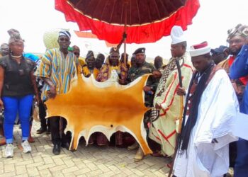 Yagbonwura Bii-Kunuto sworn in as President of Savannah Regional House of Chiefs.