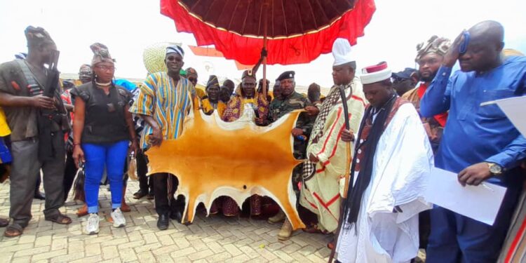 Yagbonwura Bii-Kunuto sworn in as President of Savannah Regional House of Chiefs.