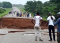 Major Road linking Upper West to southern Ghana washed away.