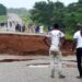 Major Road linking Upper West to southern Ghana washed away.