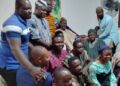 Yagbonwura BiiKunuto I blesses KAGA foundation officials and urge them to continue with good works.