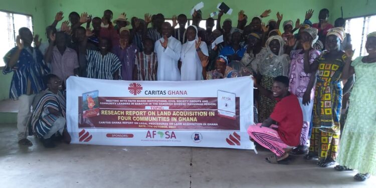 CARITAS Ghana’s Land Rights Study Exposes Widespread Lack of Land Acquisition Knowledge in Savannah Region.