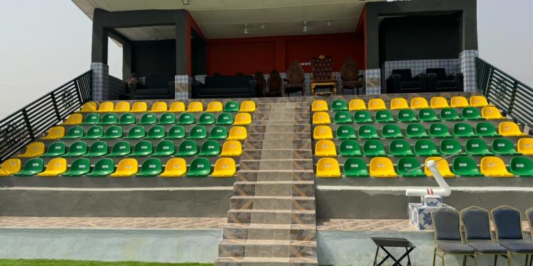 Newly constructed Jinapor II Astro Turf Pitch Complex commissioned in Buipe.