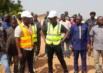 Progress Unveiled in Almanara Storm Drainage Project as MP Abu Jinapor Inspects Ongoing Works
