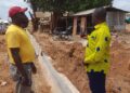 West Gonja Municipal Chief Executive Inspects Ongoing Projects in Damongo.